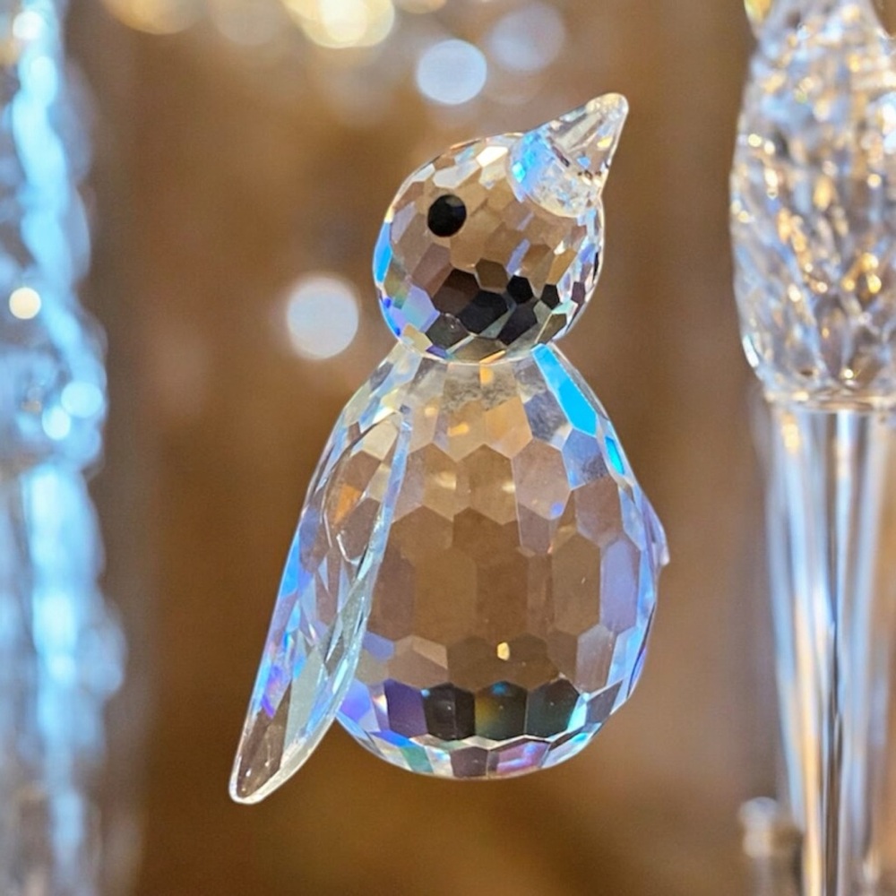 Swarovski Crystal Mini Penguin Figurine Retired 010027